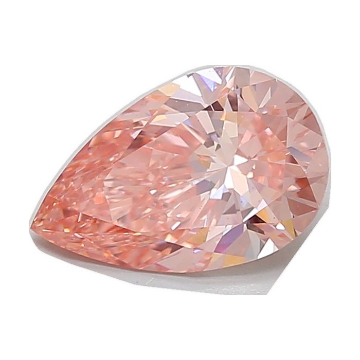3.08 Carat Fancy Vivid Pink Pear Lab-Grown Diamond, VS2, IGI Certified, Carat Confidential product photo (still frame from the stone's 360° video)