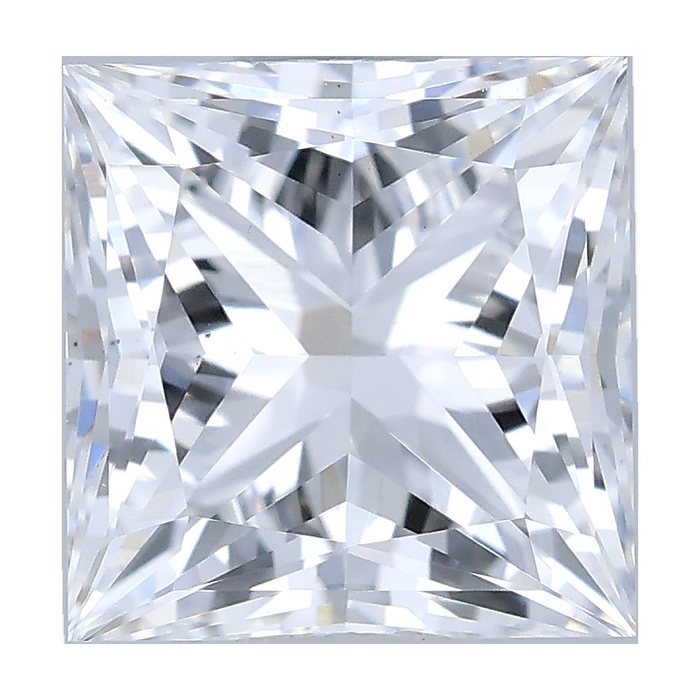 1.02 Carat Princess Lab-Grown Diamond, D VS2, IGI Certified, Carat Confidential product photo (still frame from the stone's 360° video)